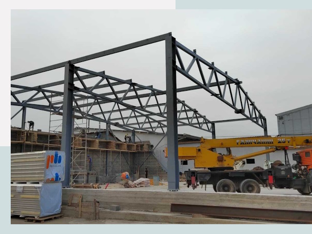 Строительство цехов в Ивантеевке