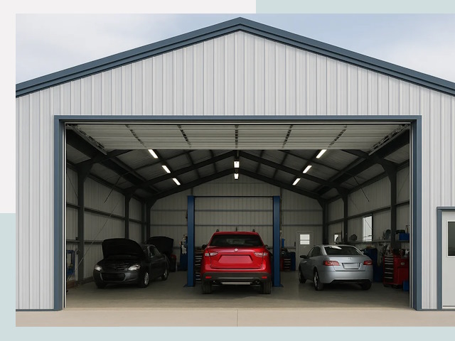 Ангары из сэндвич панелей от 617 руб. в Ивантеевка