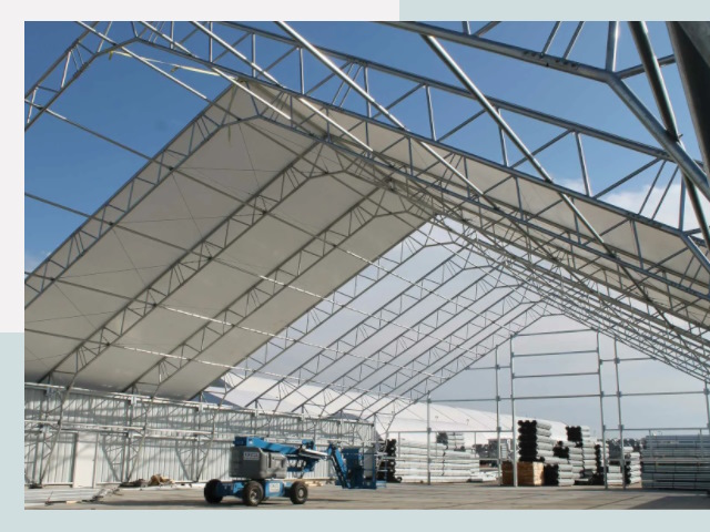 Каркасно-тентовые сооружения от СтальСтрой-Внт по цене 617 руб.
