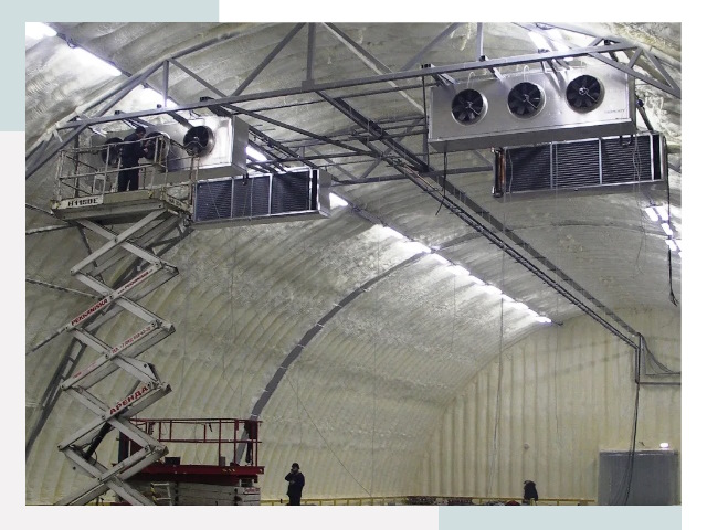 Оснащение ангаров в Ивантеевке