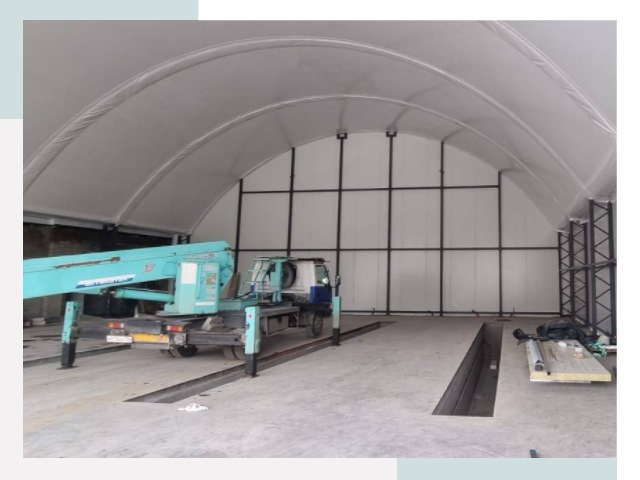 Внутреннее оснащение ангаров в Ивантеевке