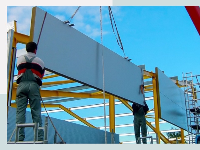 Монтаж сэндвич-панелей в Ивантеевке от 617 руб.